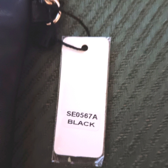 NWT Rolling Sage Leather-Look Rosette Mini-Bag - Picture 6 of 7